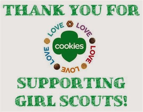 Girl Scout Cookie Thank You Cards {Printable}