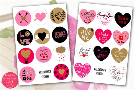 Valentines Day Stickers- Cute Stickers Valentines Day