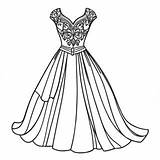 Elegant Prom Dress Coloring Page 62983 50654 sketch template
