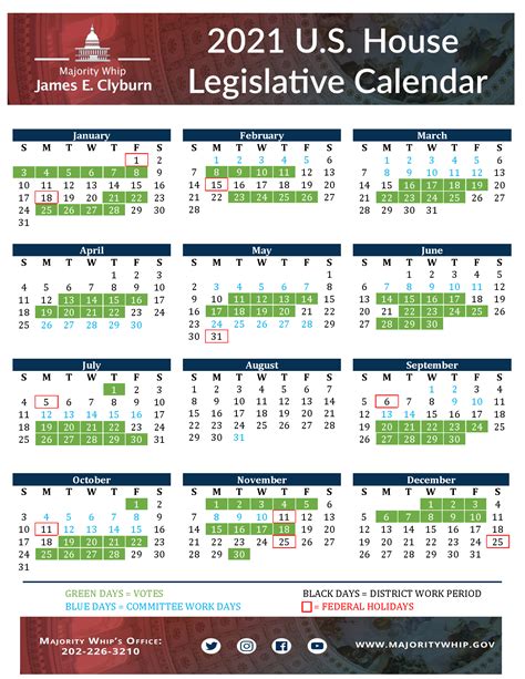 Congressional Calendars | WSU Government Relations | Washington State ...