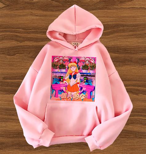 Sailor Moon Hoodie Esthétique Anime Sweat-shirt Kawaii Cute | Etsy