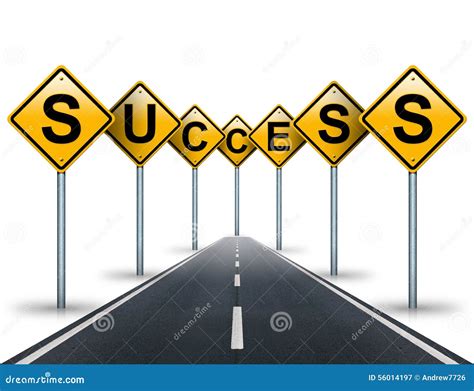 Success Ahead Sign Stock Photography | CartoonDealer.com #8213090