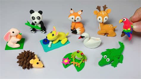 Miniature Clay Animals