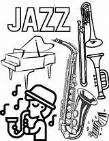 Jazz Music coloring pages  2 Fun Kids By Ervins Room sketch template