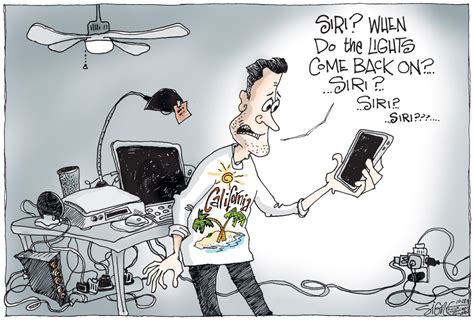 Cartoonist’s Take | Even Siri can’t predict when power outages will end ...