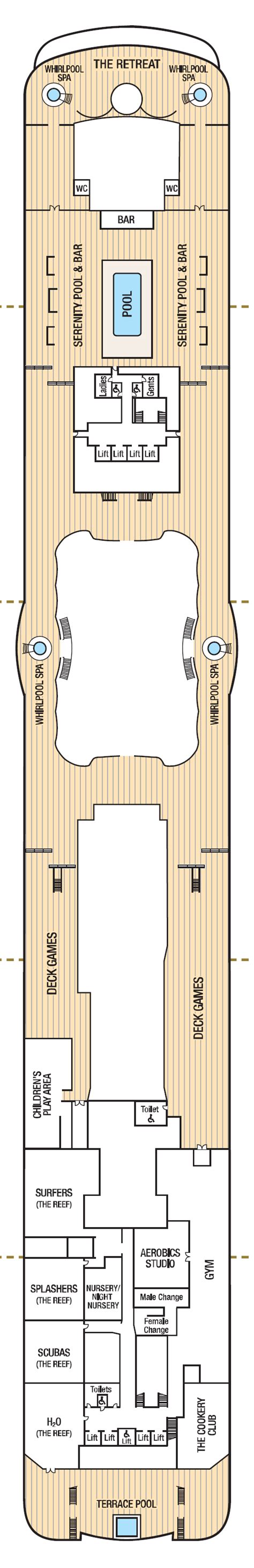 Britannia Deck Plan | Deck 10 | ROL Cruise