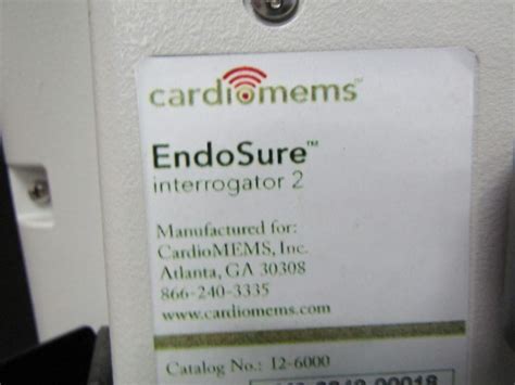 Cardiomems Endosure Interrogator 2 Vital Sensor Implant Detector Monitor for sale