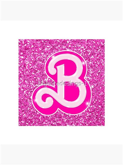 "Barbie Logo, Letter (B) Pink, Movie Barbie 2023" Pin for Sale by Mycutedesings-1 | Redbubble