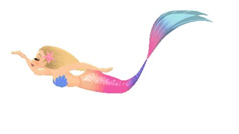 Pool Party Mermaid Tail Sticker by Mermaid_Lux for iOS & Android | GIPHY