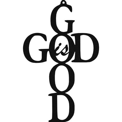 God is Good Cross - Metal Wall Art - Walmart.com | God is good, Metal ...