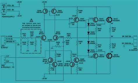 Class AB, 125W Audio Amplifier This circuit uses the push-pull amplification output using the ...