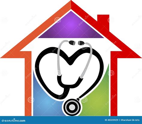 Home Health Carelogo Stock Vector - Image: 40325929