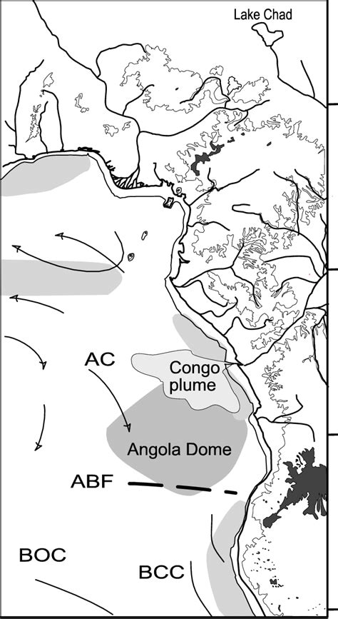 Ocean currents (AC = Angola Current, BOC = Benguela Ocean Current, BCC... | Download Scientific ...