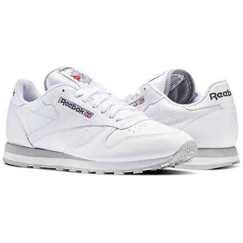 reebok classic leather blanche