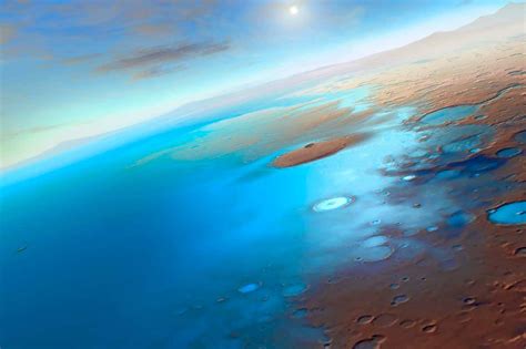 Early meteorites brought enough water to Mars to create a global ocean | New Scientist