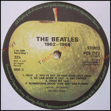 Totally Vinyl Records || Beatles, The - The Beatles 1962-1966 LP