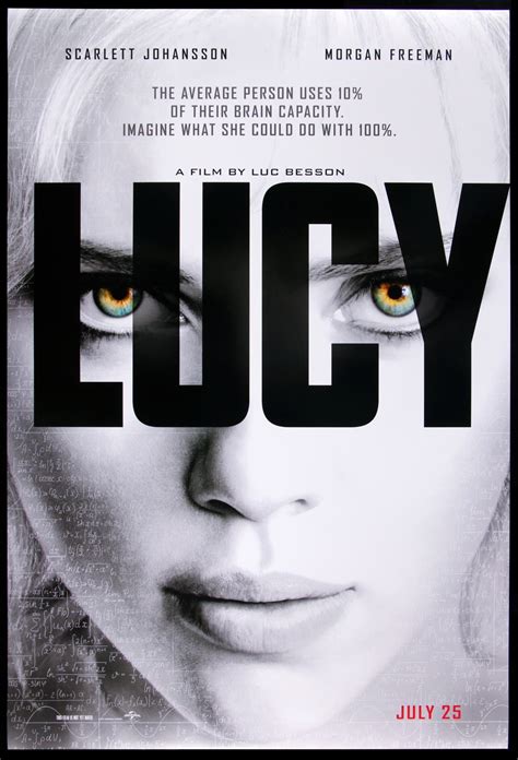 Lucy (2014) Original One Sheet Movie Poster - Original Film Art - Vintage Movie Posters