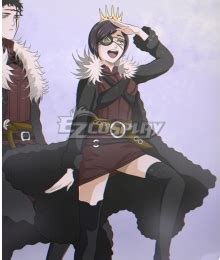 Black Clover Vanica Zogratis Black Cosplay Wig