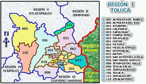 Región Toluca : Lower Territorial Units