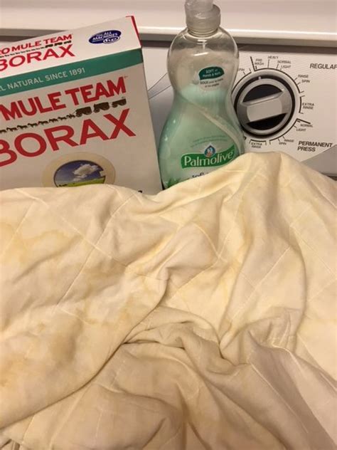 How To Easily Remove Sweat Stains From Sheets & Blankets - Frugally Blonde