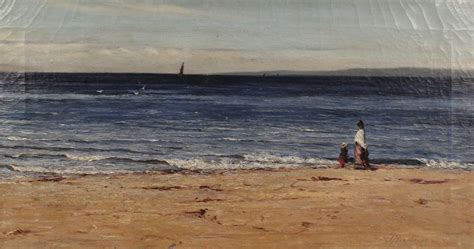 Joseph Henderson - 'Ayrshire Coast', oil on canvas, signed recto ...