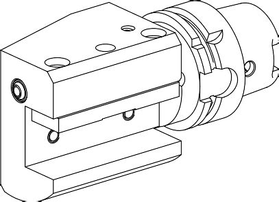 Turning tool holder HSK 63 T Square 25x2 | HSK tool holders | Tool ...