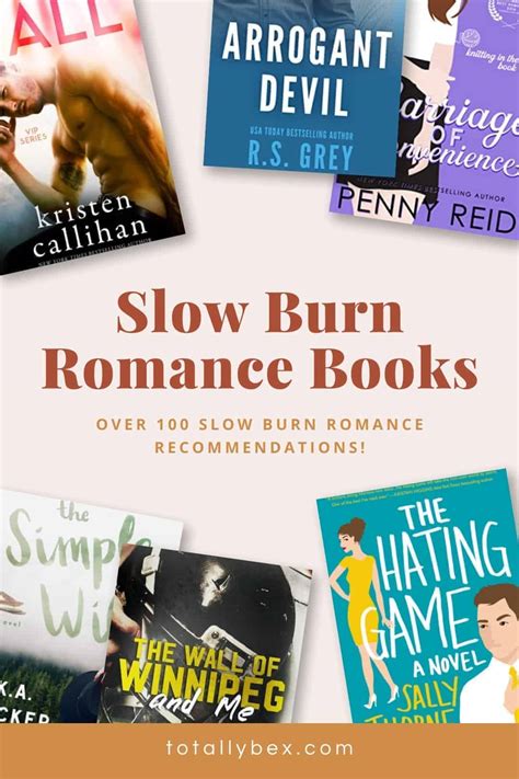 100+ of the Best Slow Burn Romance Books | Totally Bex