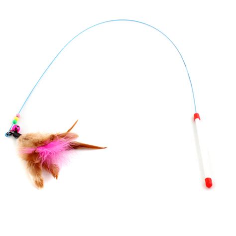 Feather Teaser Wand Cat Toy - Walmart.com - Walmart.com