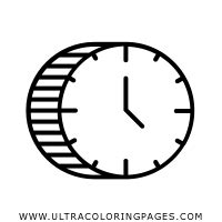 Alarm Clock Coloring Page - Ultra Coloring Pages