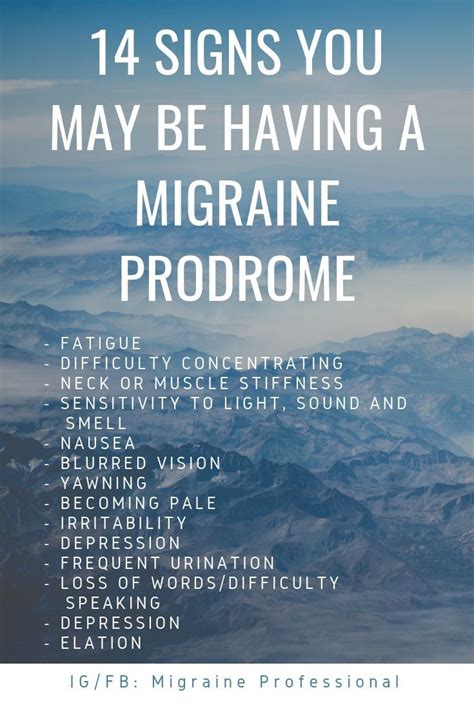 3 urgent tools for migraine prodrome symptoms to use asap – Artofit