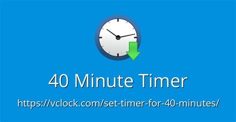 40 Minute Timer - Online Timer - Countdown