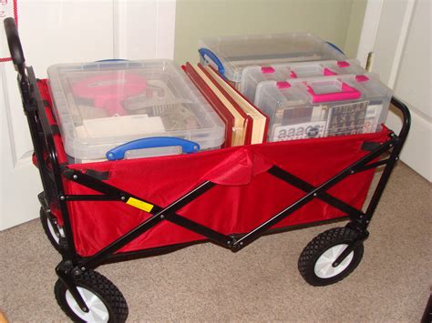 Scraproom: My Little Red Craft Wagon