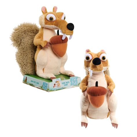 The Ice Age Adventures of Buck Wild Goin’ Nuts Scrat Feature Plush - Just Play | Toys for Kids ...