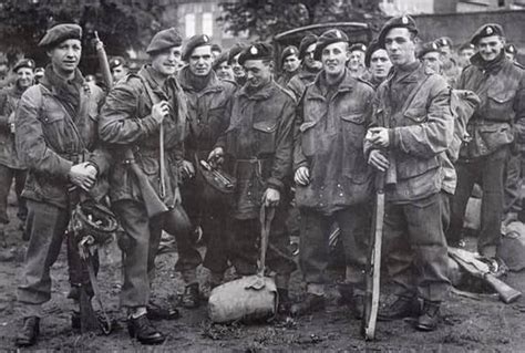 greatest generation (These dapper British Paras pose for a photo op...)