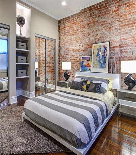 Rooms of Inspiration: Cozy Bedroom with Brick Walls