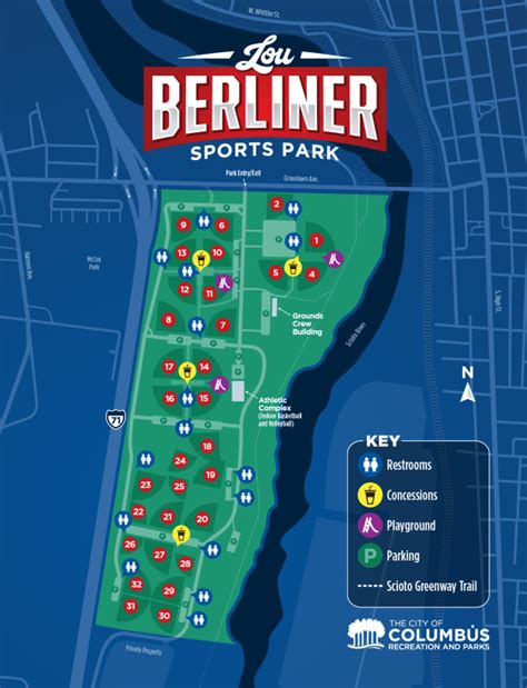 Lou Berliner Sports Park Field Map