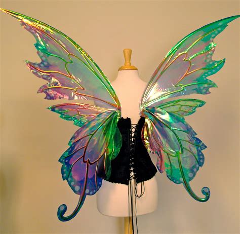 Delia 3 panel large fairy wings in your choice of colors