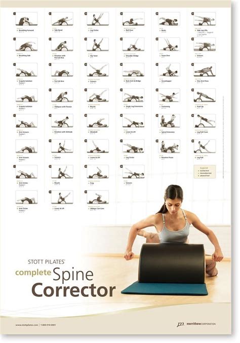 Amazon.com : STOTT PILATES Wall Chart - Complete Spine Corrector : Fitness Charts And Planners ...