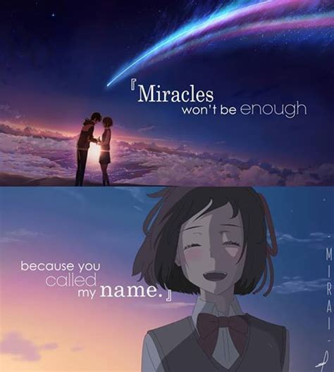 Your Name. Omg Mitsuha. | Anime love quotes, Your name quotes, Anime quotes inspirational