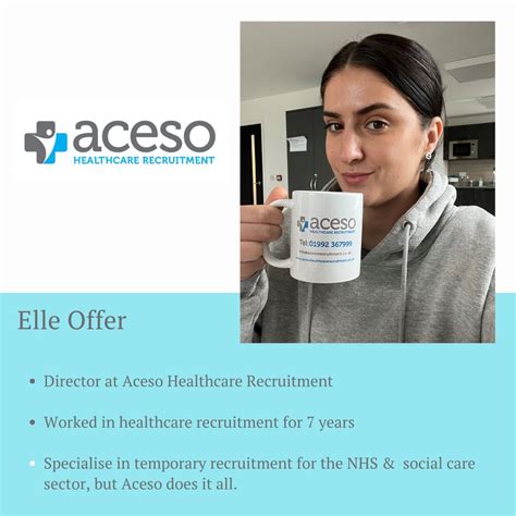 Aceso Healthcare Recruitment on LinkedIn: Elle is our Director here at ...