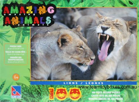 Amazing Animals 100 Piece Jigsaw Puzzle - Team Toyboxes