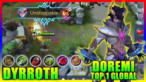 Best Build Dyrroth Top 1 Global | build dyrroth by Py | Mobile Legends ...