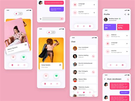 Tinder App Concept Sketch Resource - Sketch UI Kits - Download Sketch Resource