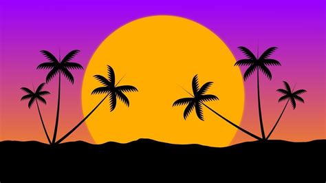 Simple Sunset Drawing | Free download on ClipArtMag