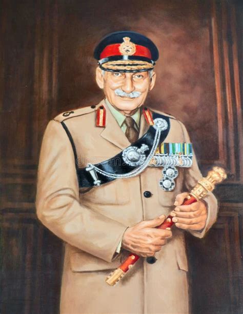 El Retrato De Sam Manekshaw Foto editorial - Imagen de veterano, uniforme: 156290256