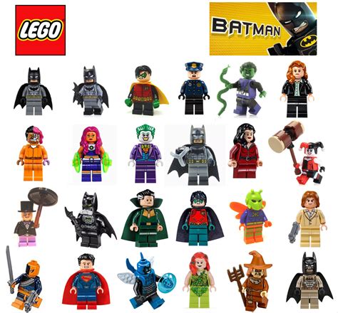 LEGO MINIFIGURE FROM BATMAN SETS - ALL NEW - INCLUDES ROBIN, CATWOMAN ...