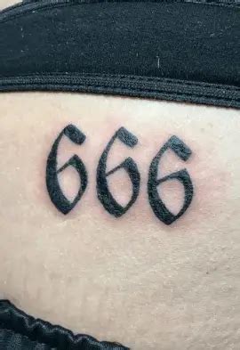 25 Best 666 Tattoo Ideas With Meaning - Devil and Satanic - Tattoo Twist