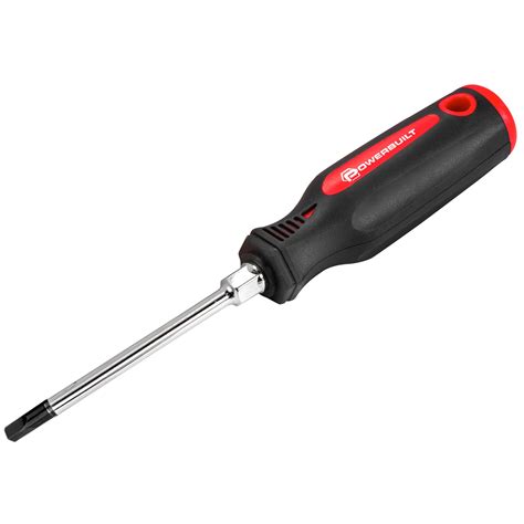 Powerbuilt S2 x 4 Inch Robertson Screwdriver with Double Injection Han ...