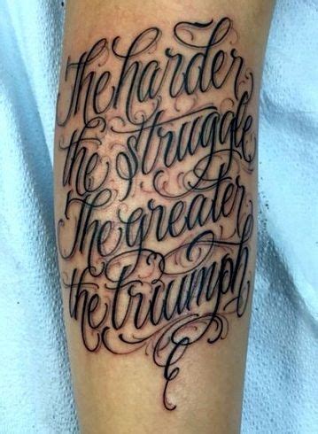 25 Best Tattoo Quotes With Images! | Cursive tattoos, Best tattoo fonts ...