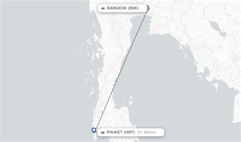 Direct (non-stop) flights from Bangkok to Phuket - schedules ...